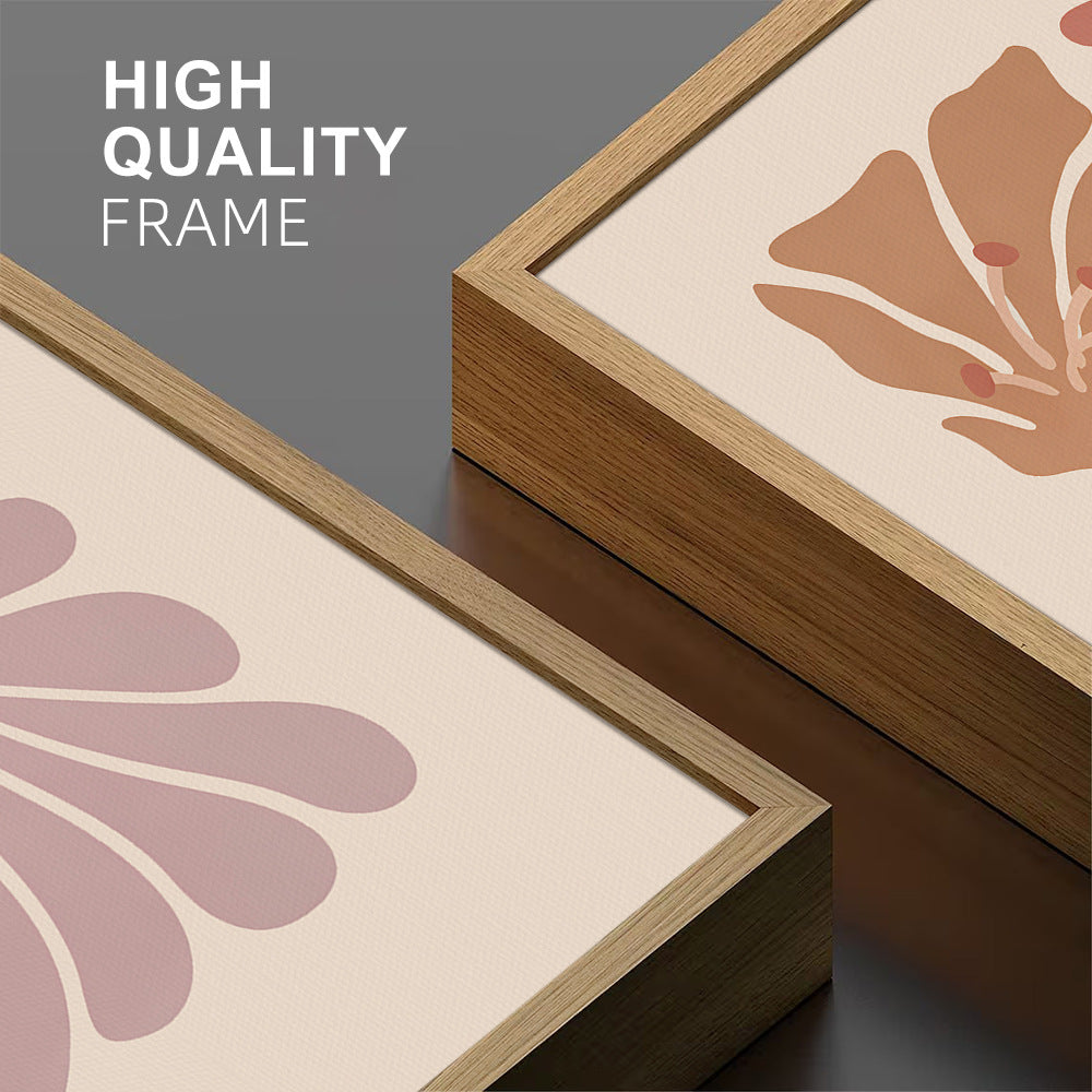 Simple Nordic Morandi Plant Flower Wall Art