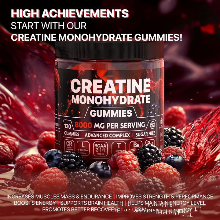 Creatine Gummies And Vitamins