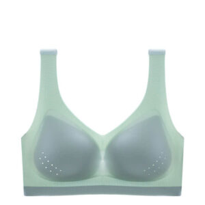 green transparent training bra