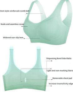 key features of transparent training bra