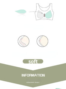 soft transparent training bra