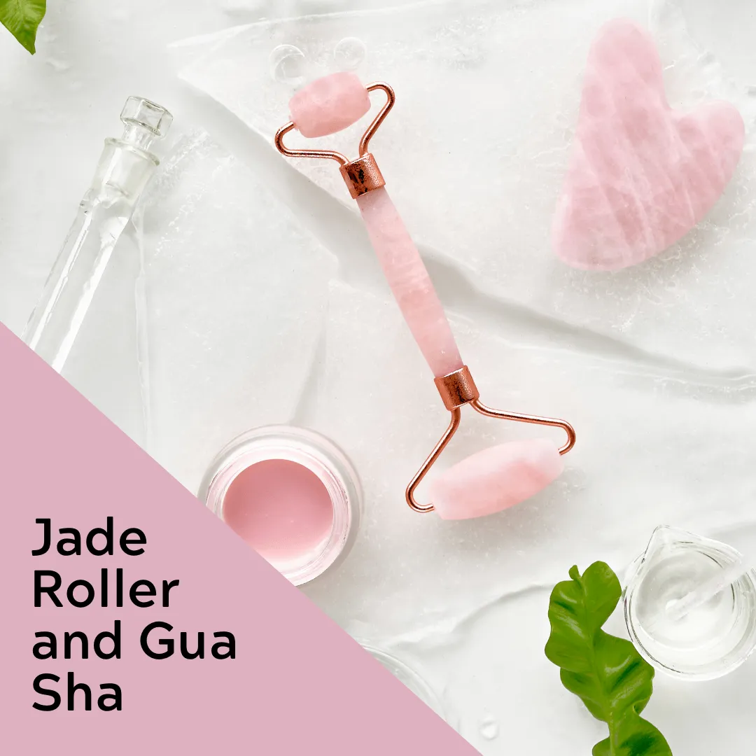 jade roller and gua sha